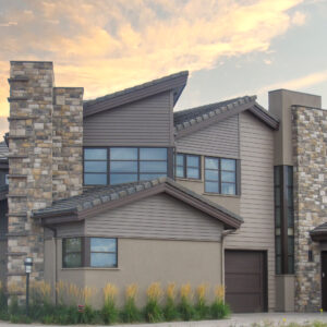 limestone on exterior of home