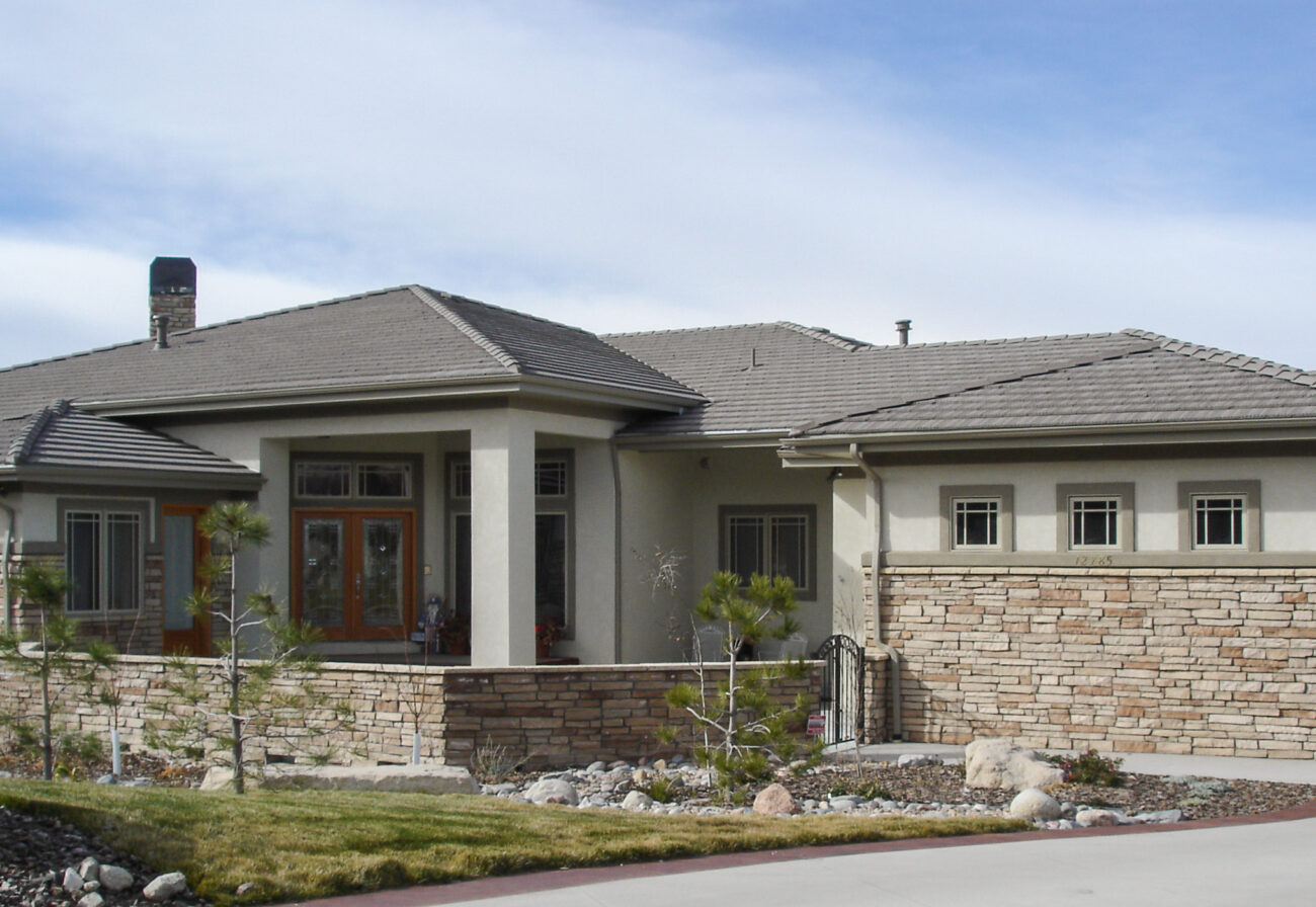 kansas ledge on exterior of home