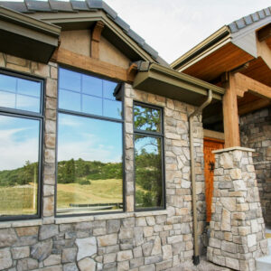 telluride fieldstone on exterior of home