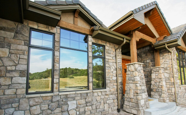 telluride fieldstone on exterior of home