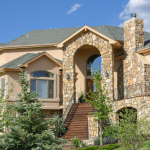 fieldstone on exterior of home