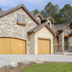 country cobble on exterior of home