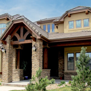 ledge on exterior home