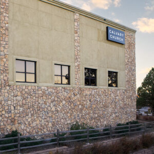 fieldstone on exterior of calvary church