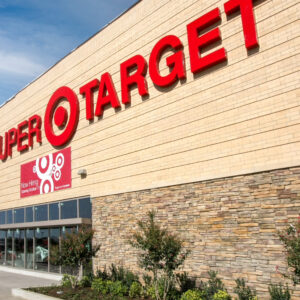 Vail Valley ledge stone veneer on super target exterior