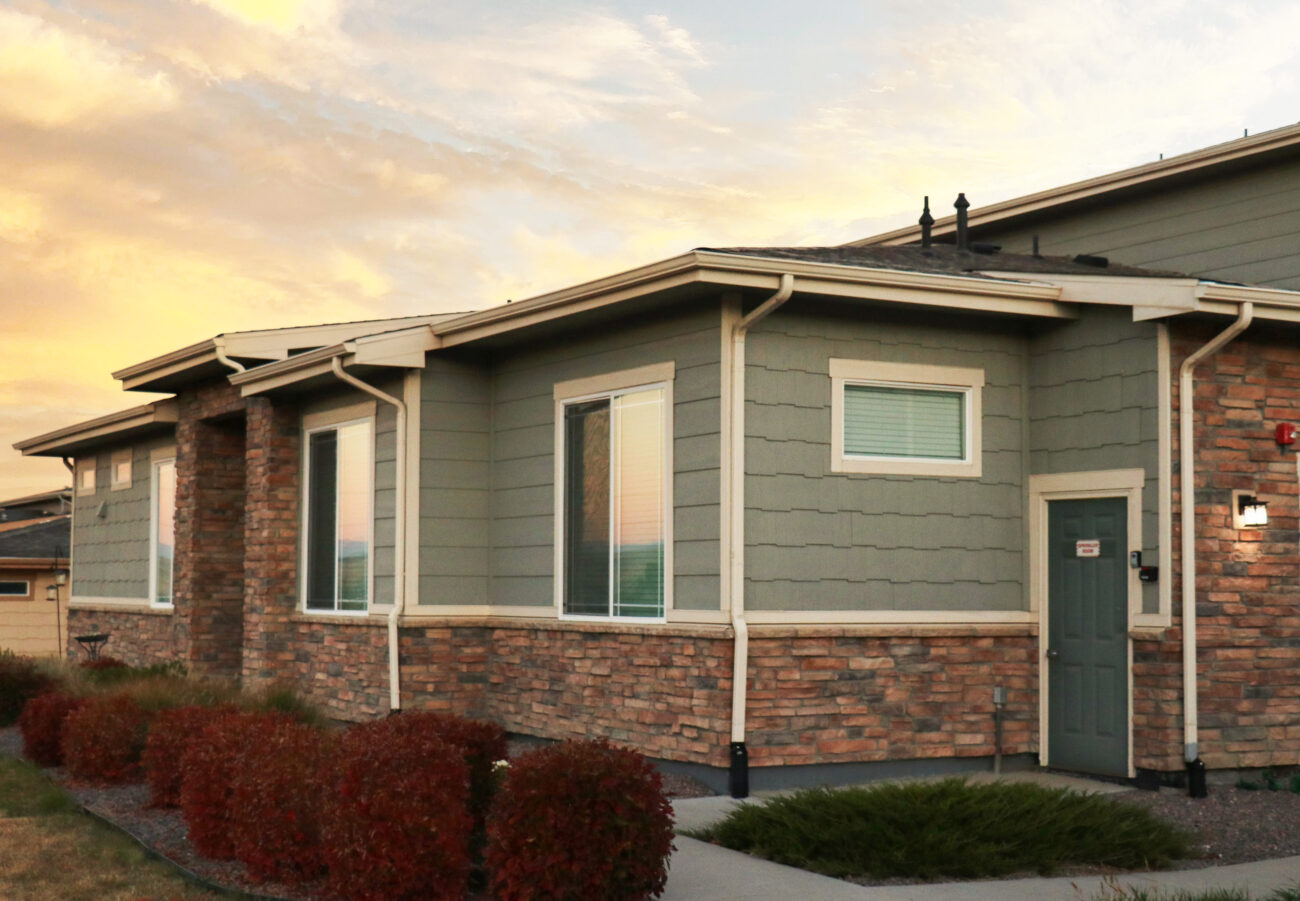 ledge on exterior of home