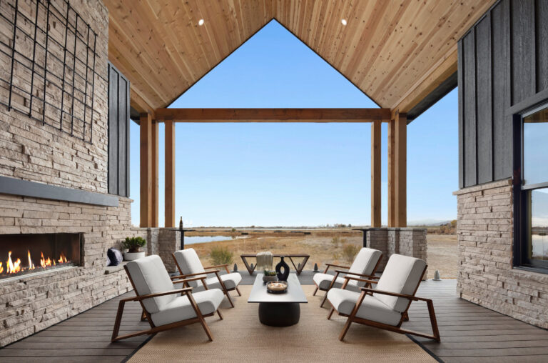 hgtv outdoor patio stone veneer