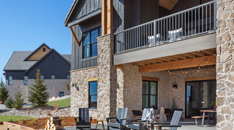 stone veneer exterior hgtv home