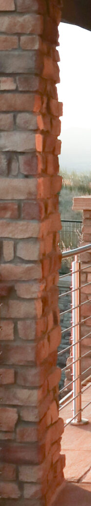ledge at sundial house close up