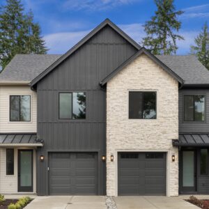 marcona cobble on exterior of home