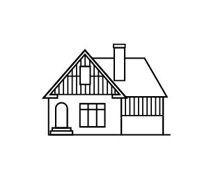 tudor house icon
