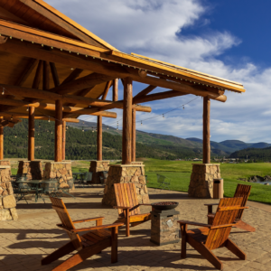 moss stone used on exterior of rio grande club & resort patio