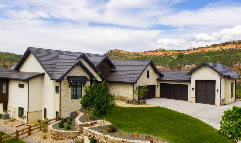natural stone on exterior of home