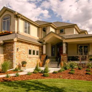 ledge on exterior of home
