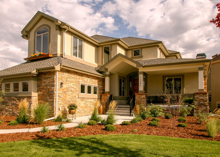 ledge on exterior of home