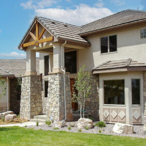 fieldstone on exterior of home