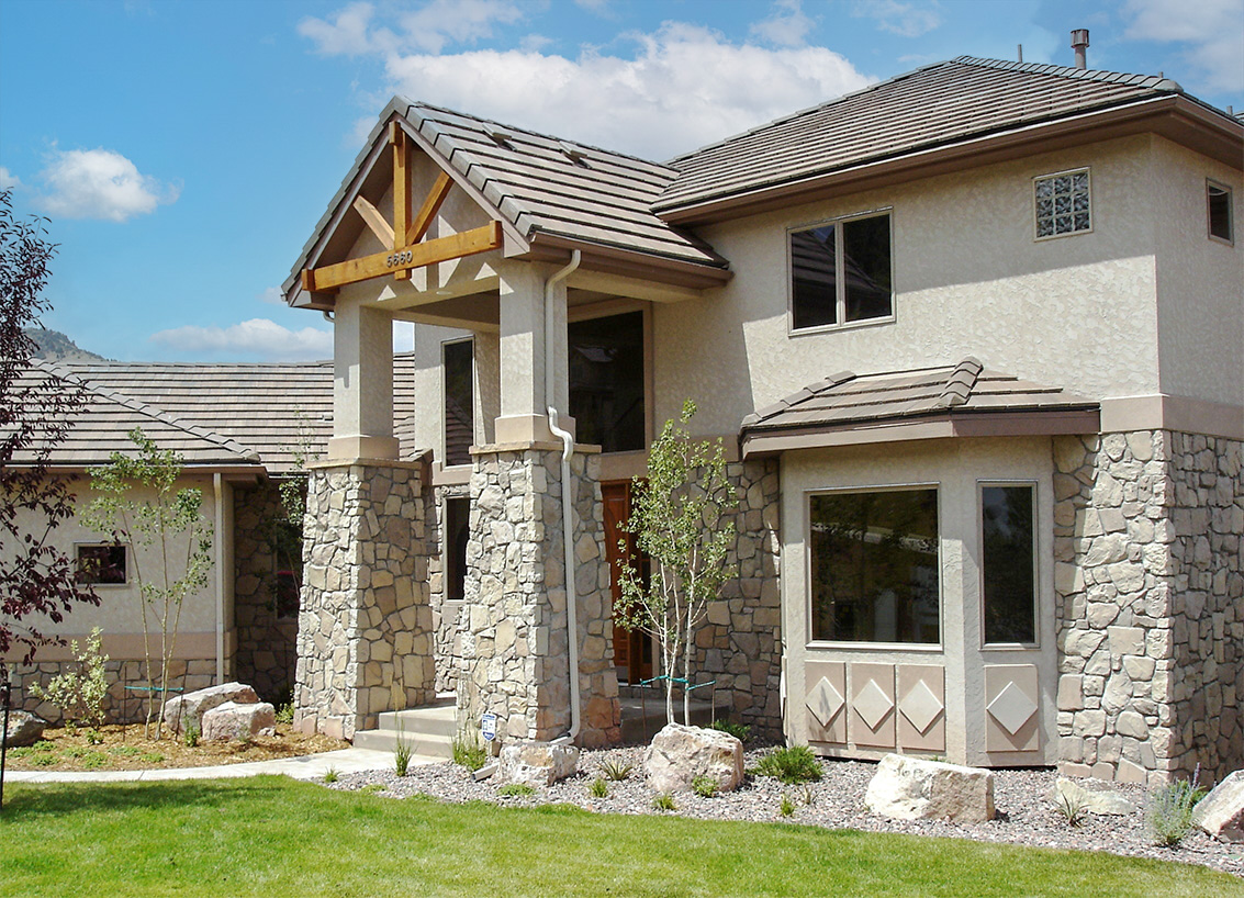 fieldstone on exterior of home