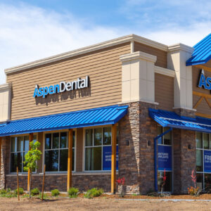 stone veneer exterior of aspen dental