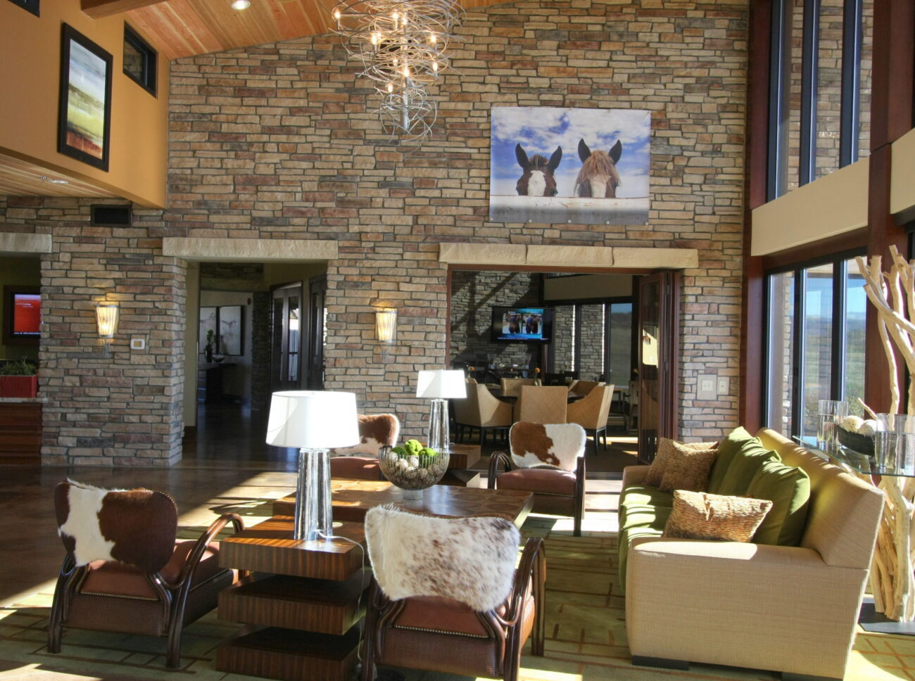 ponderosa ledge on interior of home