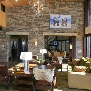 ponderosa ledge on interior of home