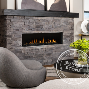 modern interior sunset stone stone veneer