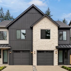 Home exterior in marcona cobble stone veneer